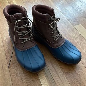 New Sperry Top Sider Boots Leather